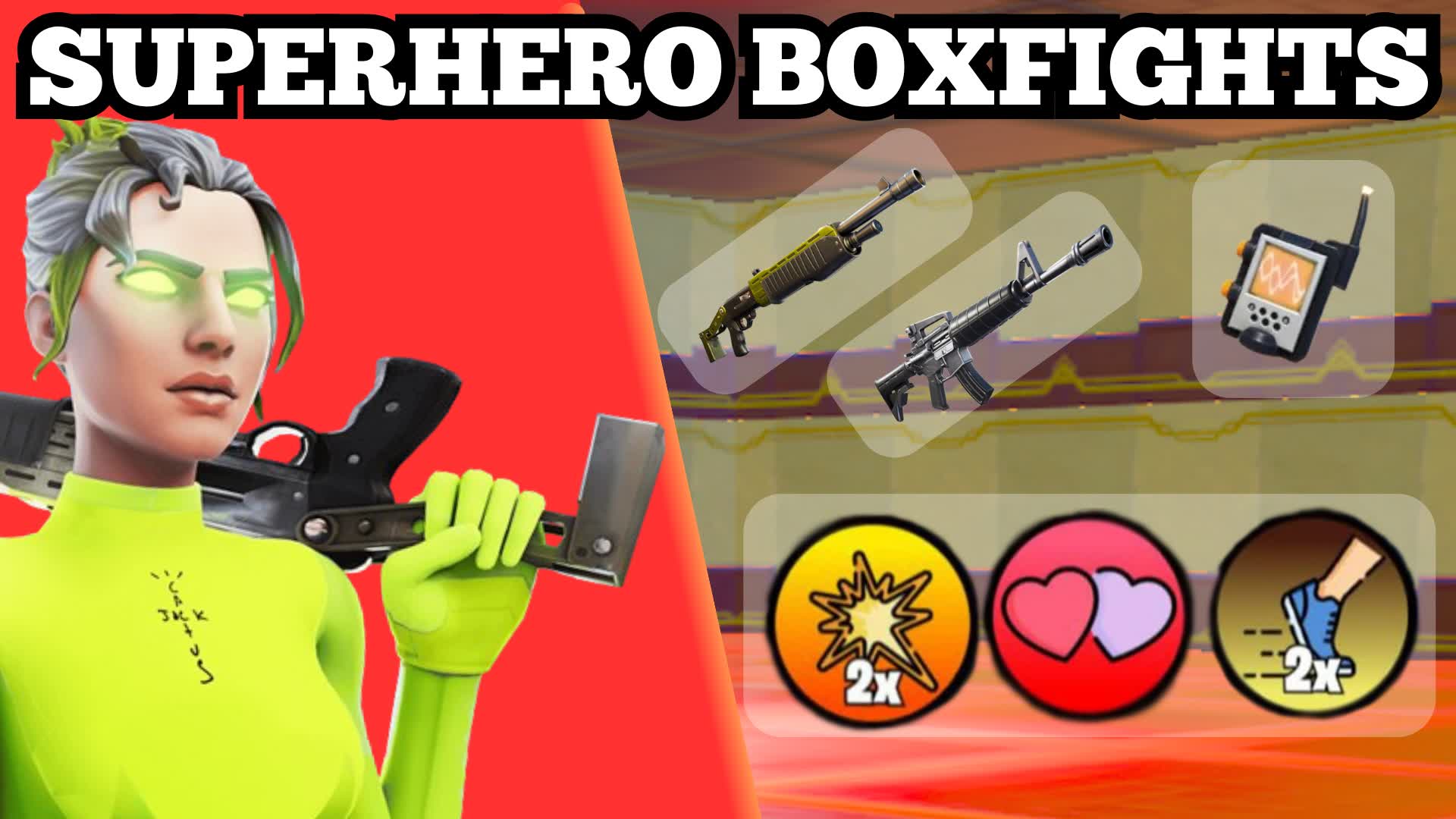📦SUPERHERO BOXFIGHTS 9542-1089-7577 by epicteo - Fortnite Creative Map ...