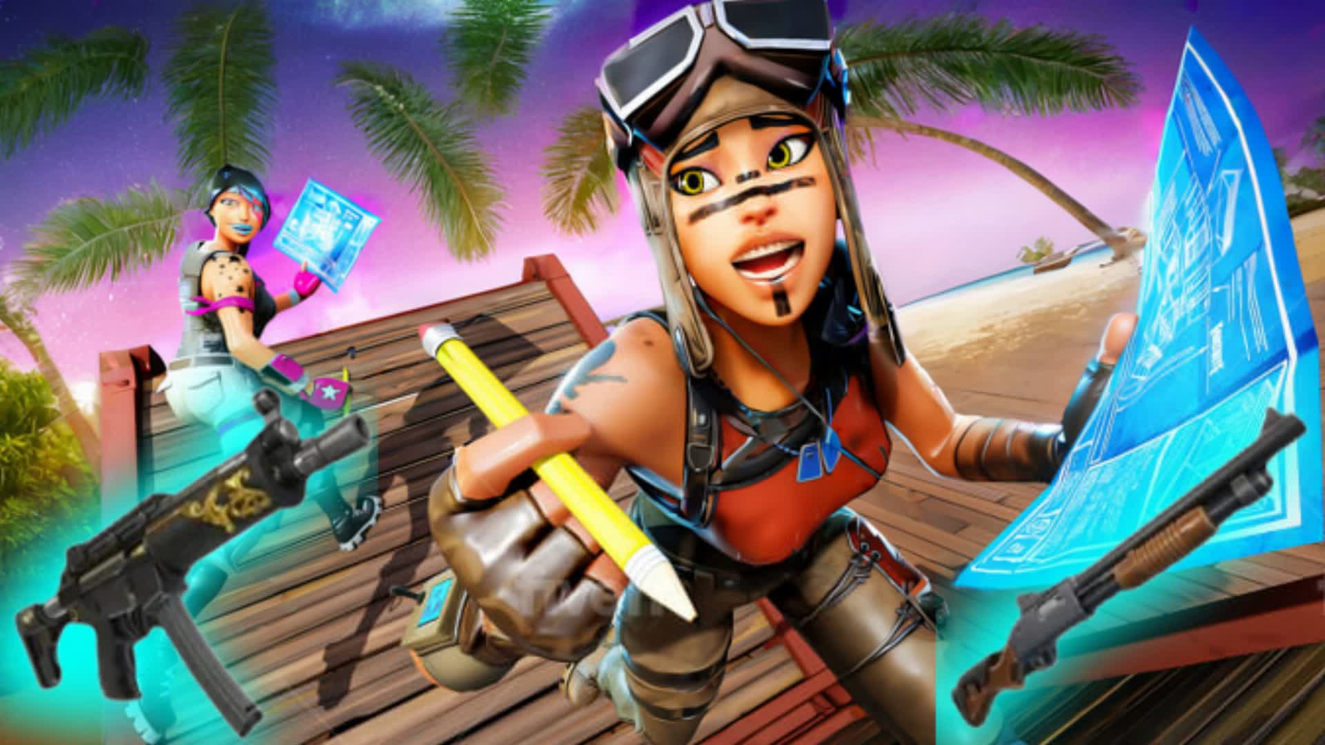 Tropical glass island 1 V 1