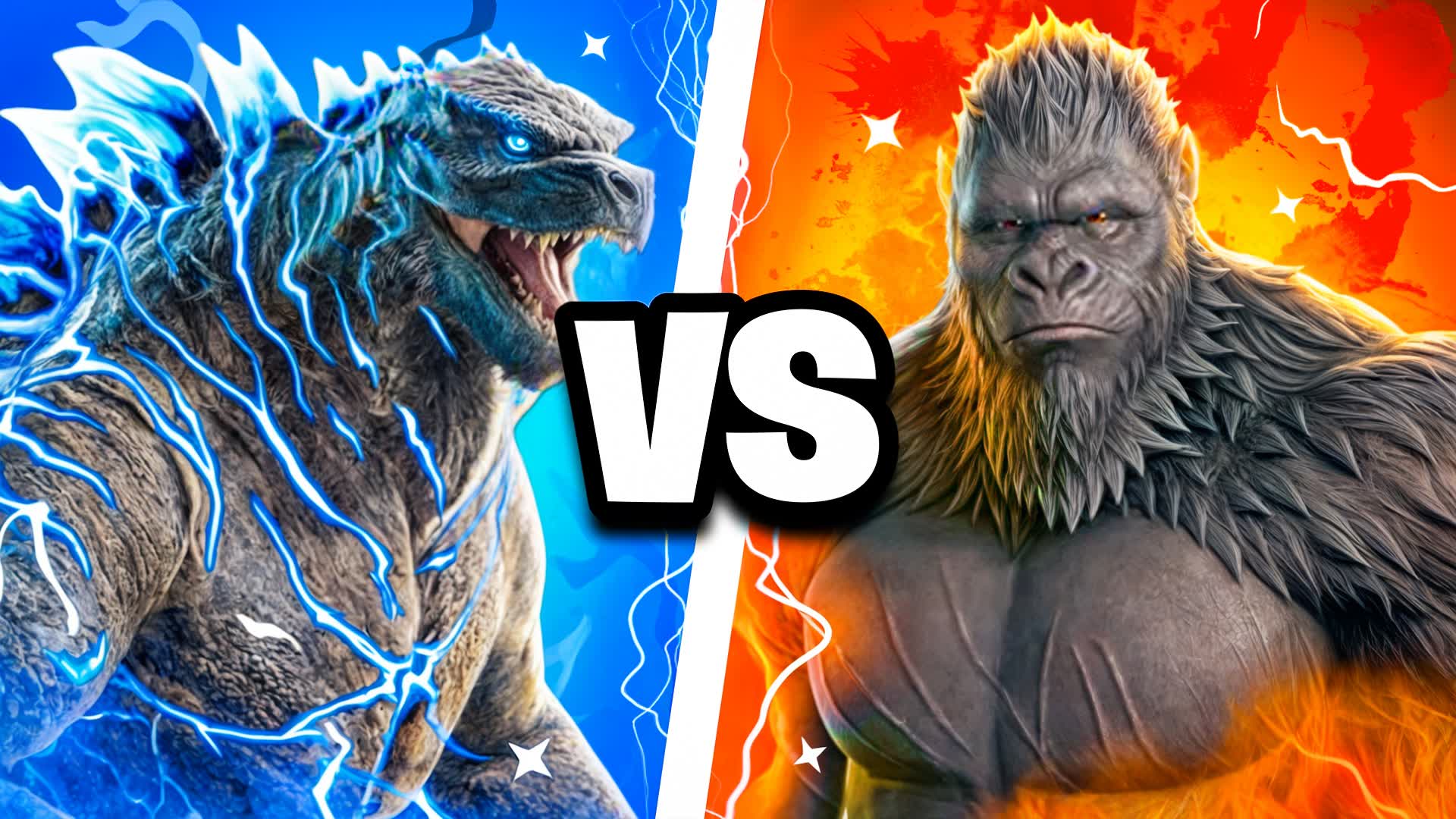 🔴KONG VS GODZILLA🔵