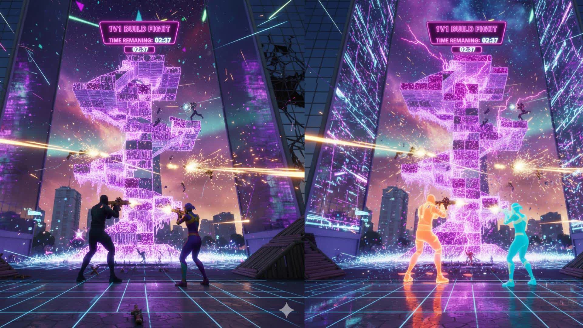 1v1 Build Fight in the City