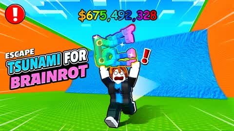 ESCAPE TSUNAMI FOR THE BRAINROTS ROBLOX