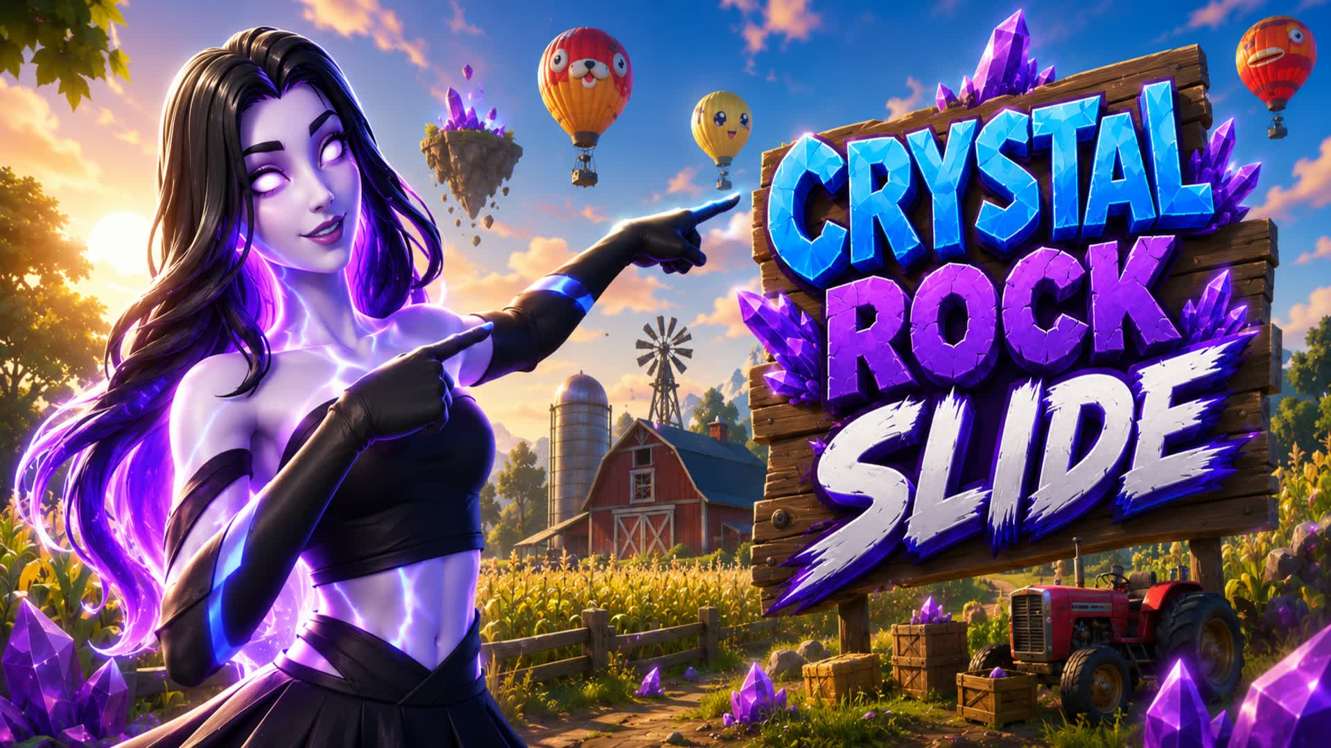 ✔️CRYSTAL ROCK SLIDE