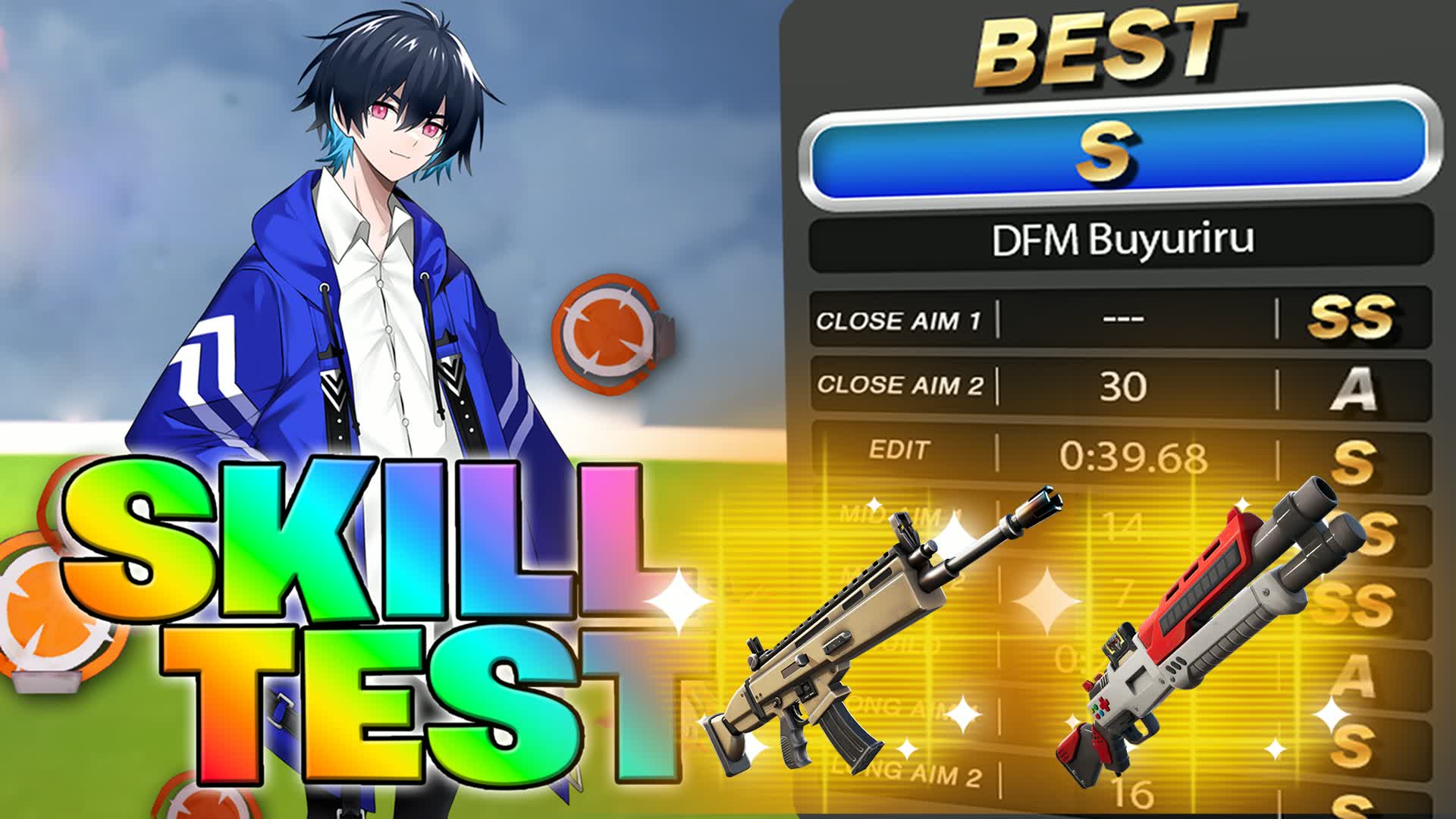 ぶゅりる 神練習マップ AIM EDIT PRACTICE | ぶゆりる 新武器