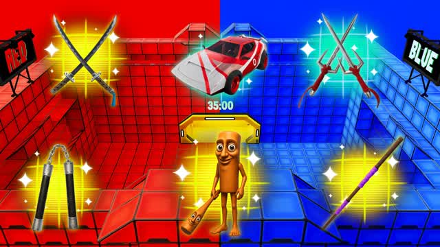 TMNT RED VS BLUE 🔴🔵 FFA