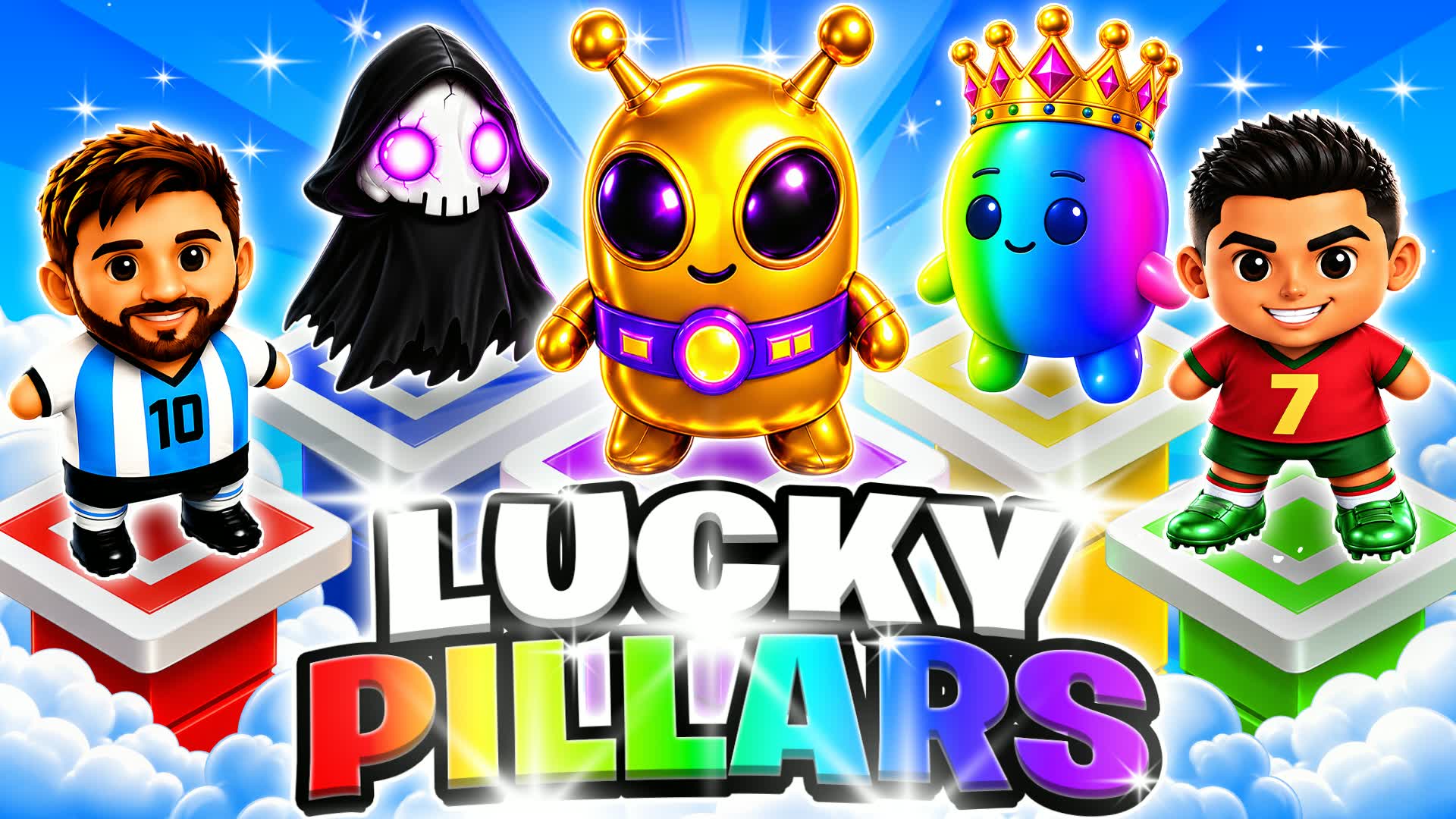 LUCKY PILLARS SPRITES ⭐ Fortnite Creative map