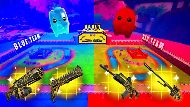 CASTLE WARS - RED VS BLUE đŽđ”
