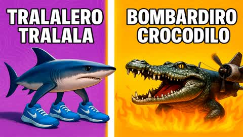 TRALALEROTRALALA vs BOMBARDOCROCODILO