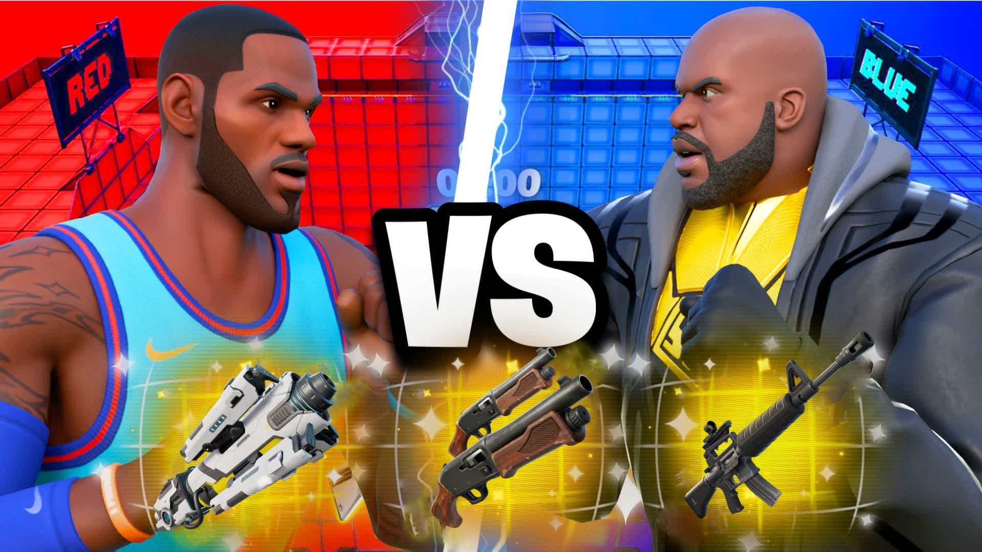 MEGA LEBRON RED vs BLUE🔴🔵