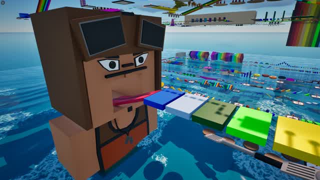 Capture 1 – 250+ LEVEL EASY OBBY PARKOUR 🧽🌈