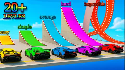 👑 RAINBOW OBBY CAR PARKOUR 🌈
