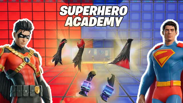 SUPERHERO ACADEMY 🔥 RED VS BLUE