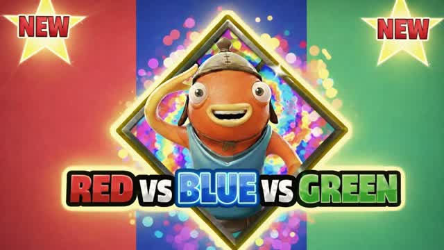 🔥RED VS BLUE VS GREEN🔥 - FREE FOR ALL