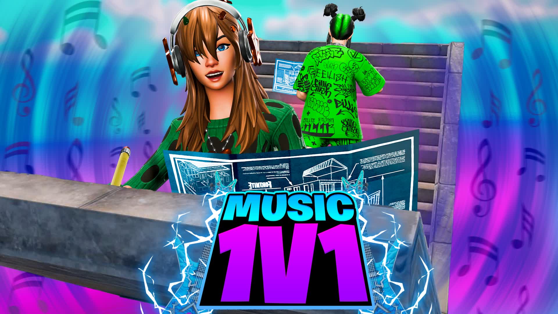 1v1 Build Fights [Viral TikTok Sounds]