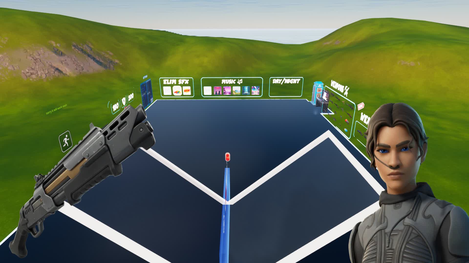 FLY 1V1 MAP