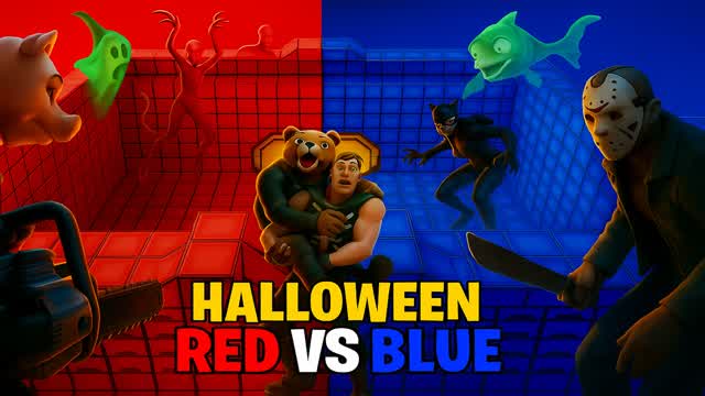 HALLOWEEN BLUE VS RED 🔵🔴