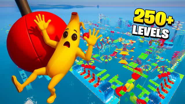 ⭐WIPEOUT OBBY PARKOUR 🌈