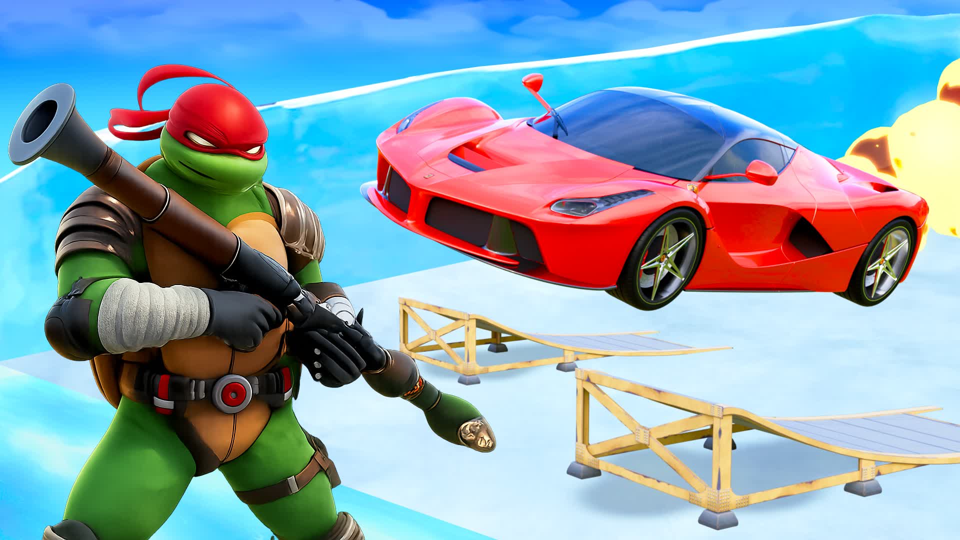 TMNT ROCKETS VS CARS WINTER