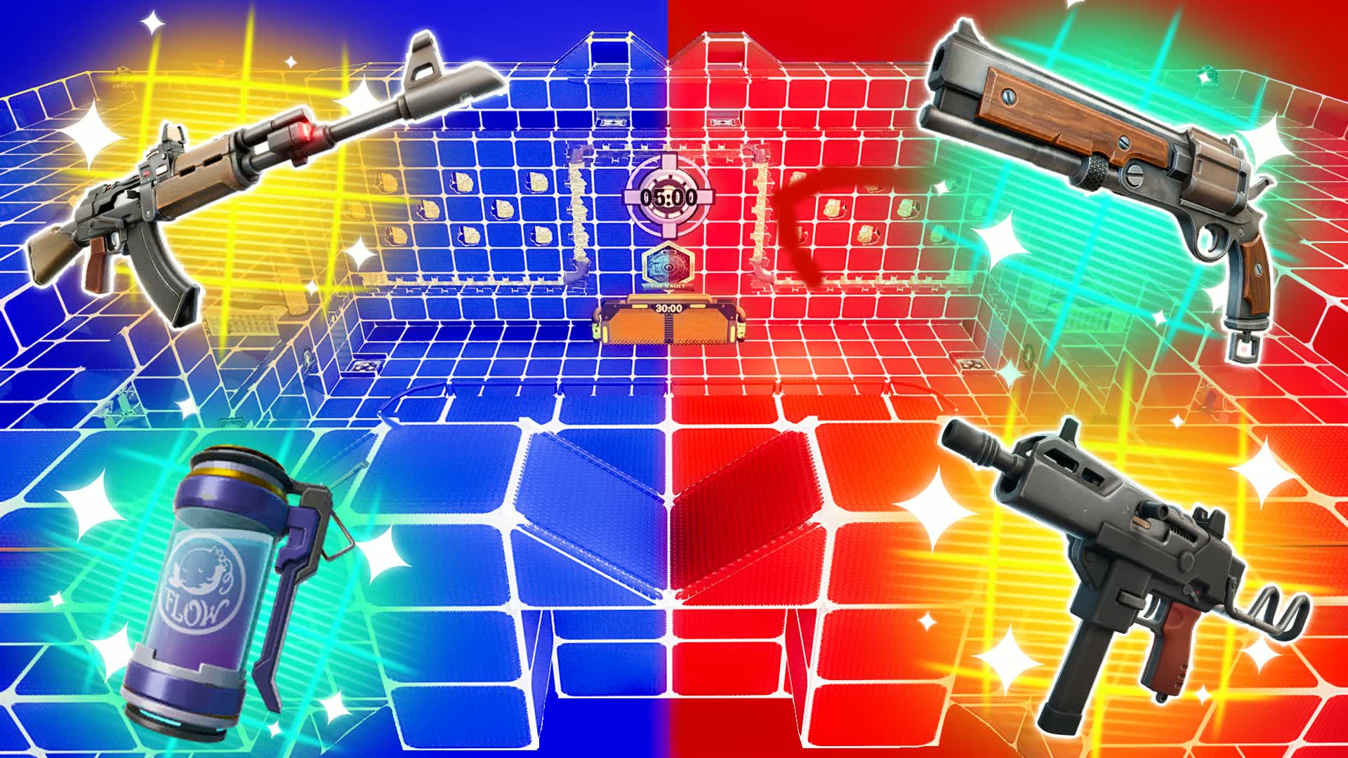 ブレインロット レッド VS ブルー [ドラゴン] 1v1