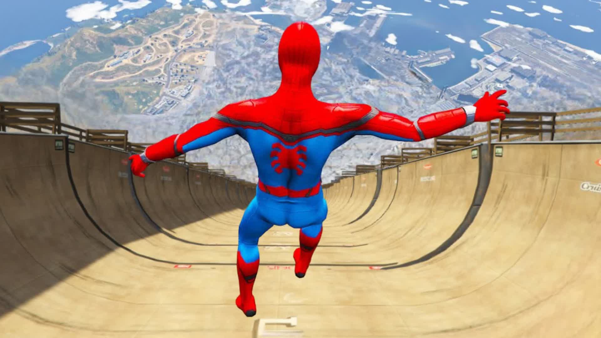 SPIDERMAN MEGA RAMP RACING