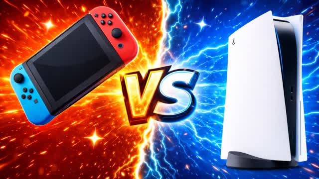 SWITCH VS CONSOLE BLUE VS RED 🔴🔵