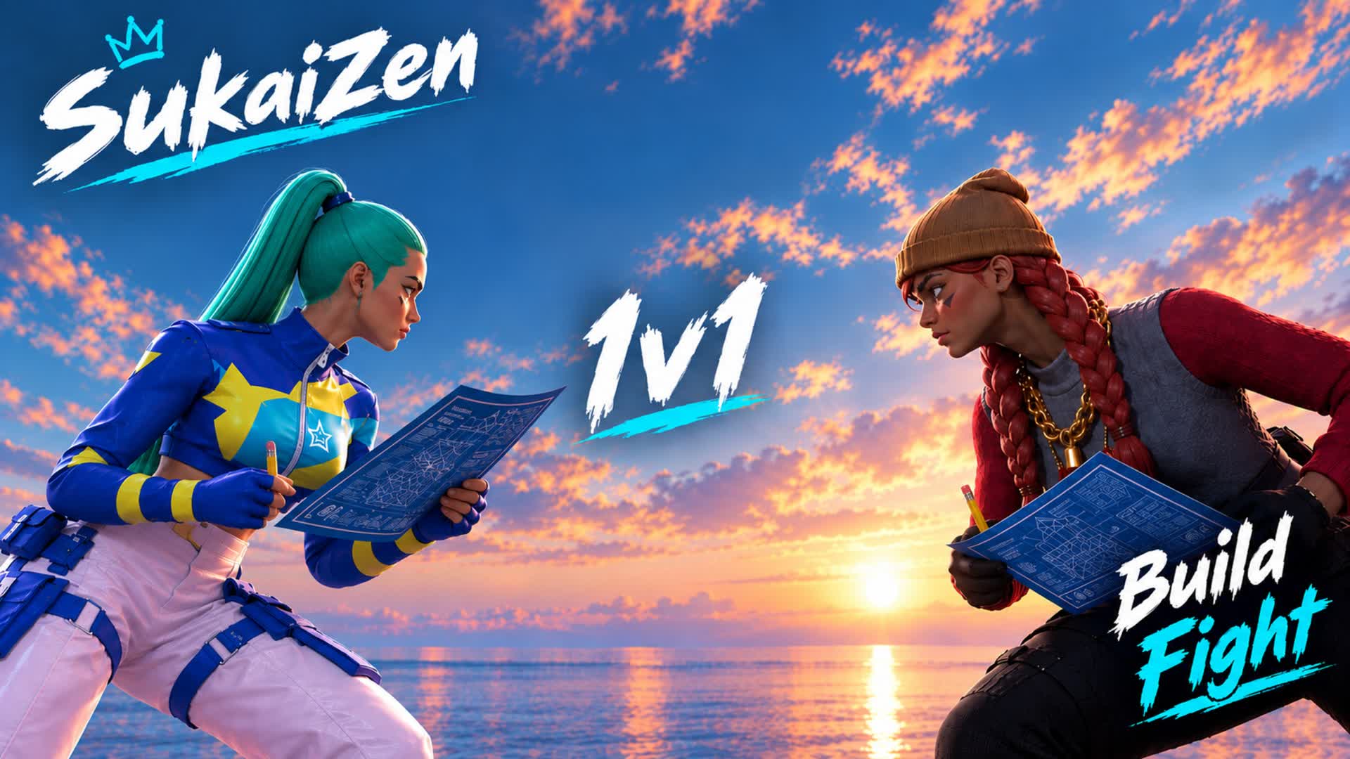 👑 1v1 Build Fight - SukaiZen 👑