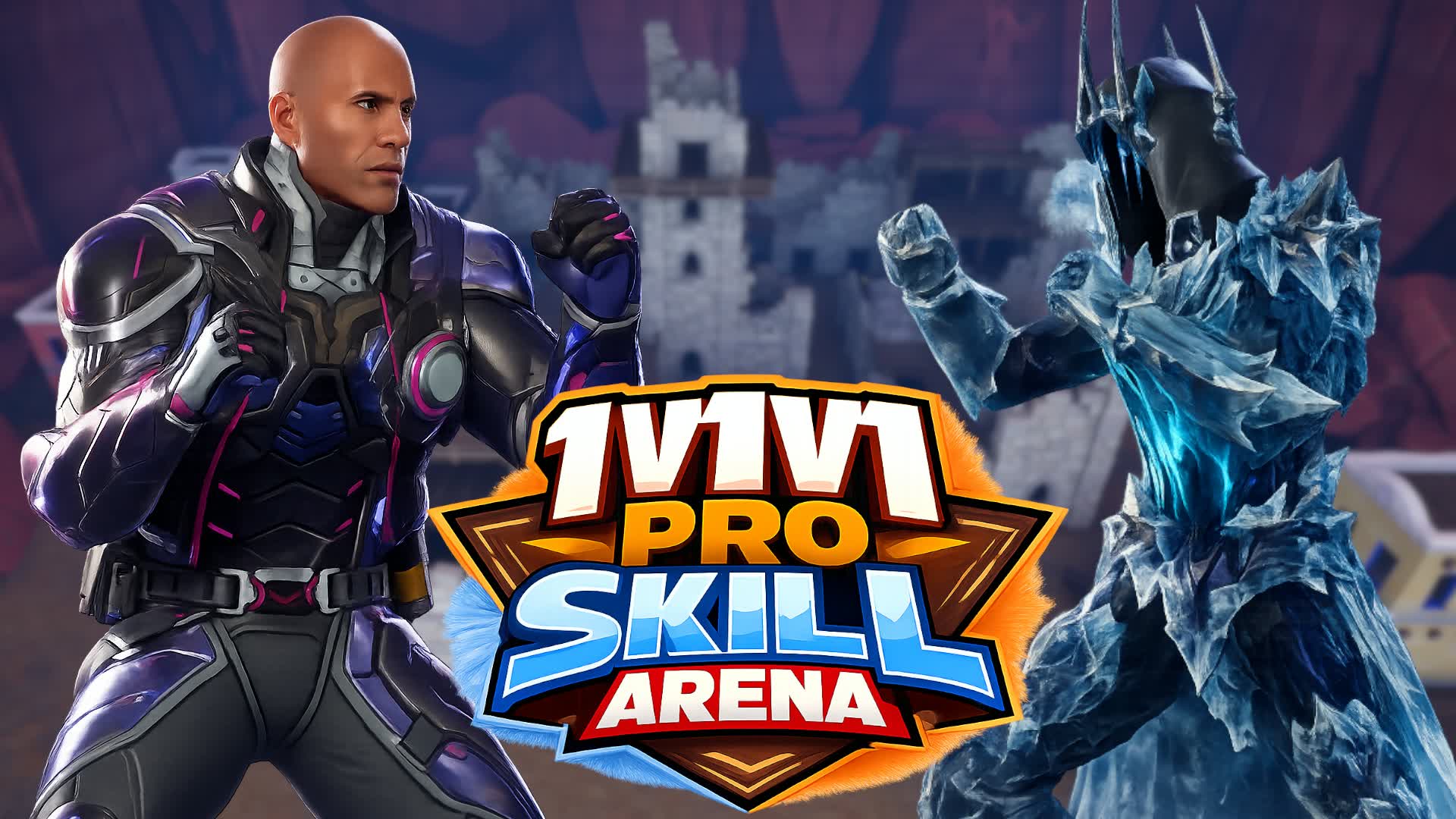 1v1v1アリーナ - ファウンデーション対アイスキング