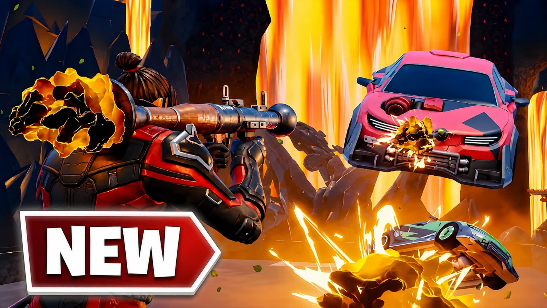 Lava Cars vs Rockets