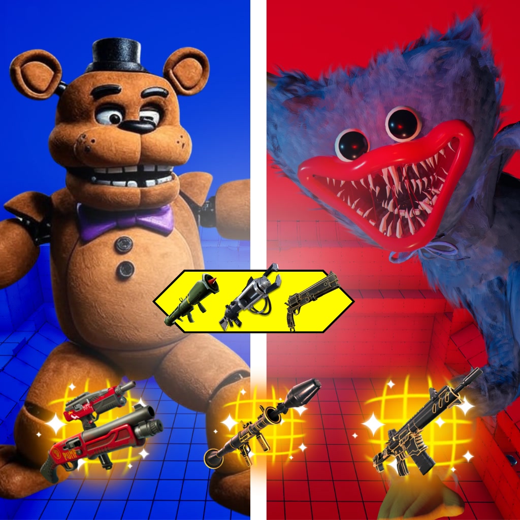 FREDDY VS HUGGY WUGGY 🔴 RED VS BLUE 🔵 3683-6459-6948 by