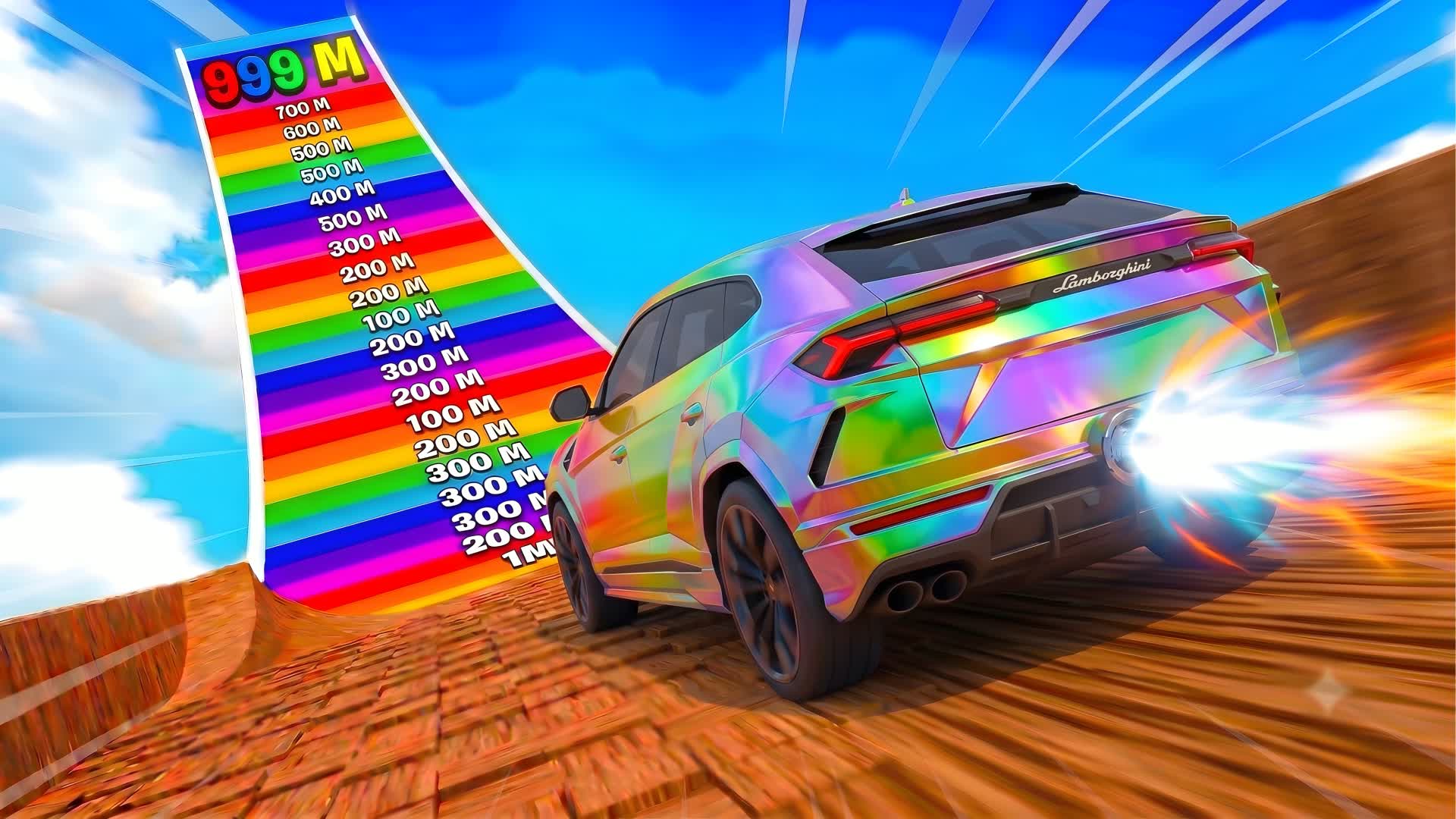 RAINBOW MEGA RAMP 🚀