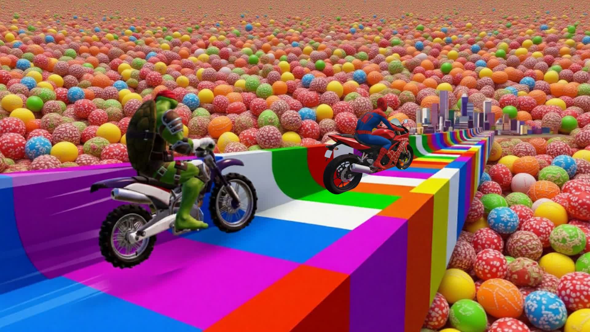 CAR GAME🚗 MEGA RAMP 🚨