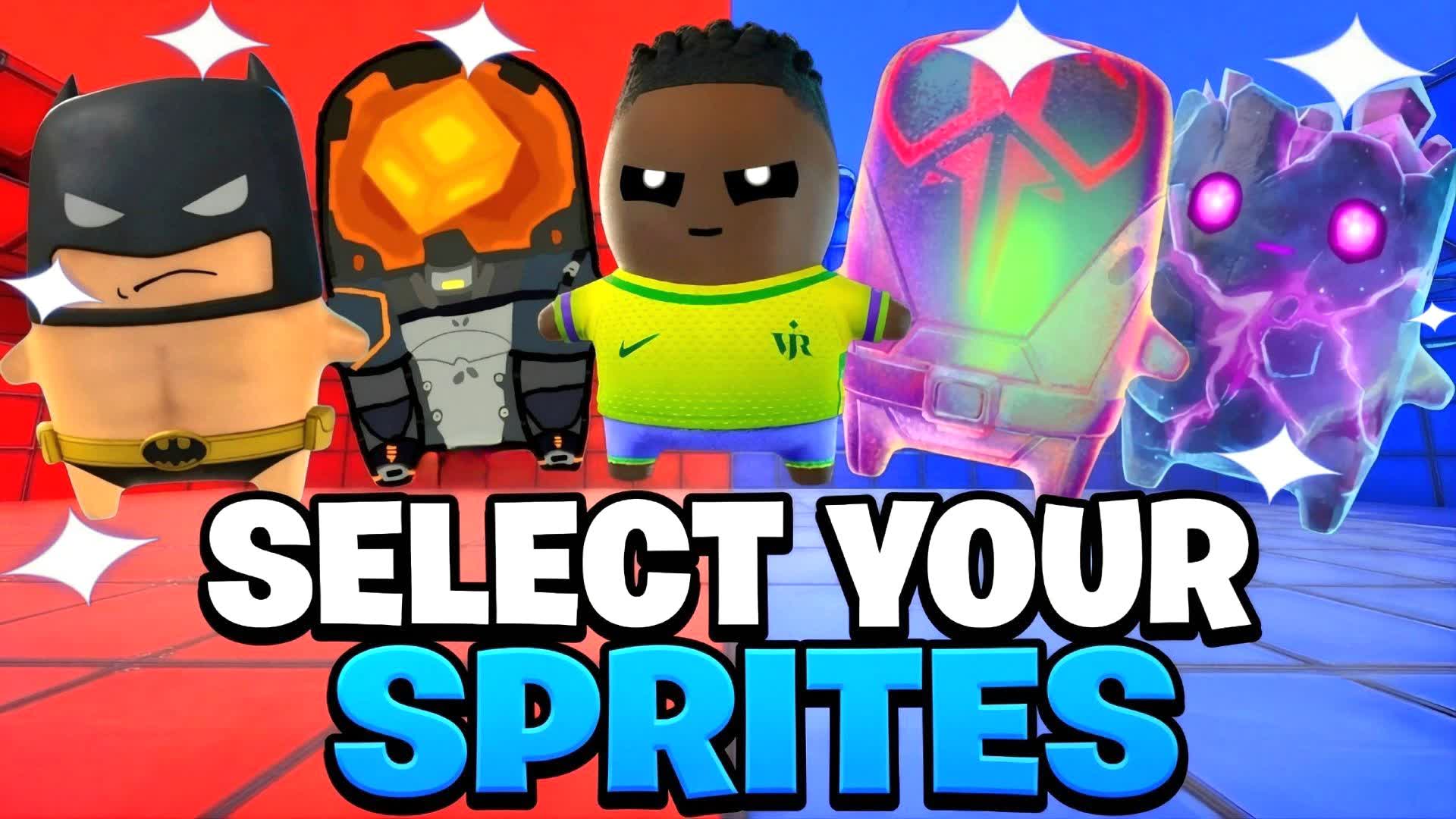 SELECT YOUR SPRITES [RED VS BLUE] 🔴🔵