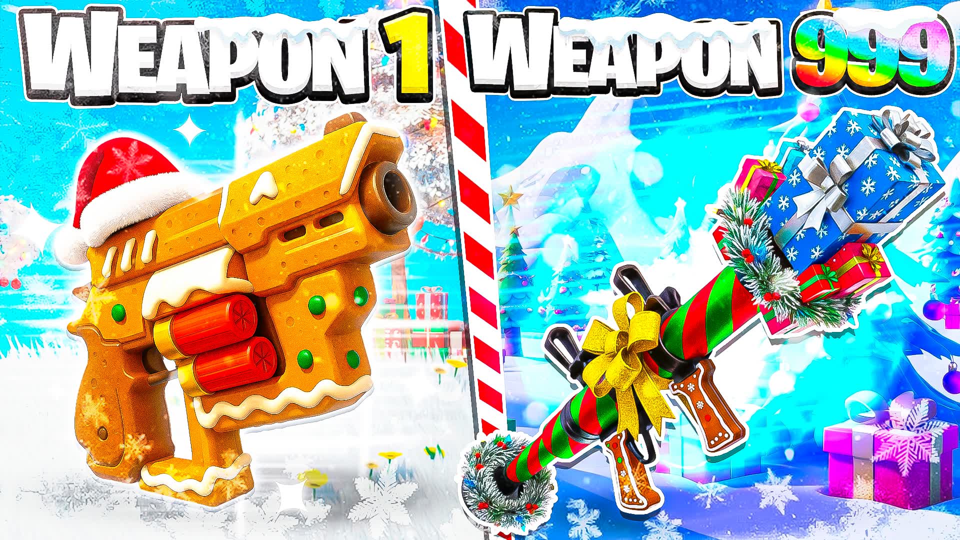 ❄️WINTER GUN GAME🔫ONE SHOT🎯DRIVING🚗