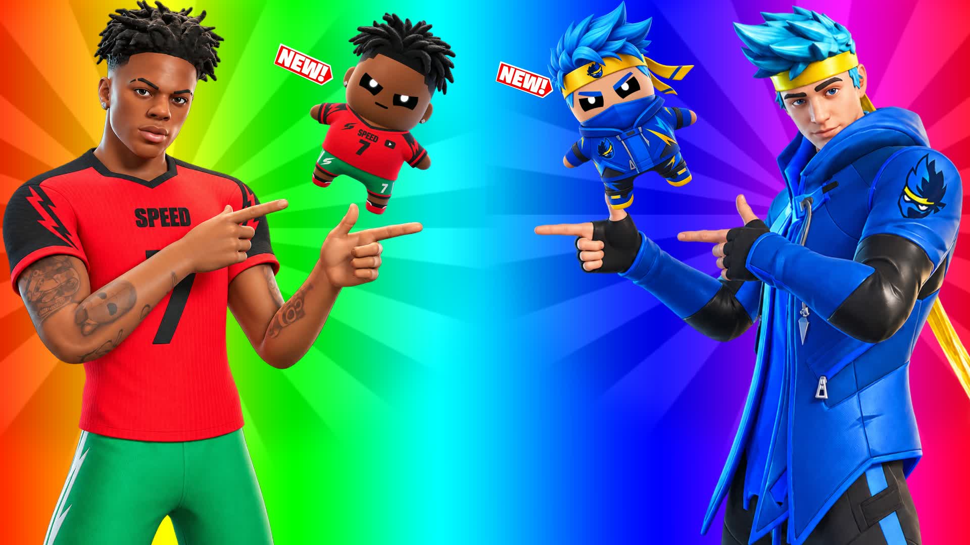 NEW RED VS BLUE VS BRAINROT 🔴🔵 — Fortnite island 5373-3443-3686 by Gaming maaran