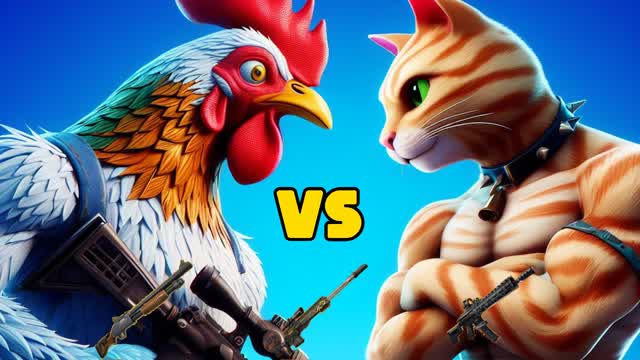 đ„CRAZY CHICKEN VS MEOWSCLESđ±