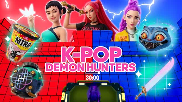 KPOP DEMON HUNTRIX 🔴🔵 RVB