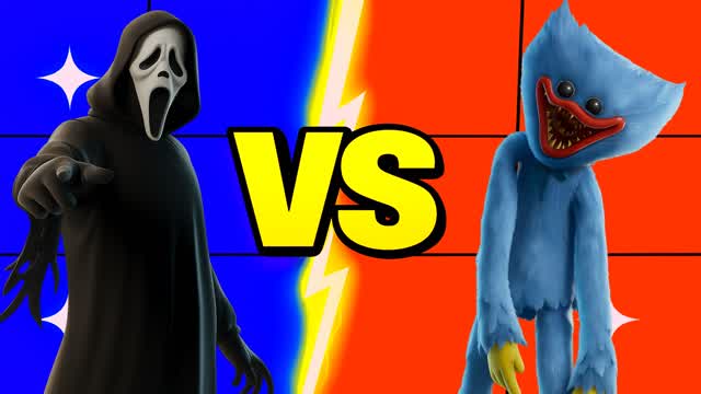 Red vs blue 🔴🔵 Halloween Spooky pvp