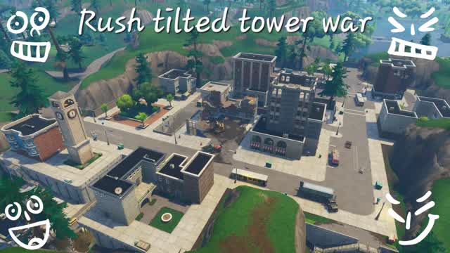 Rush tilted tower war