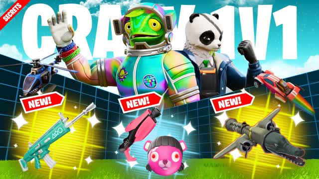 CRAZY 1V1 FFA - ALL GUNS & MOBILITY
