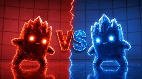 RVB RED VS BLUE LAVA AND WATER