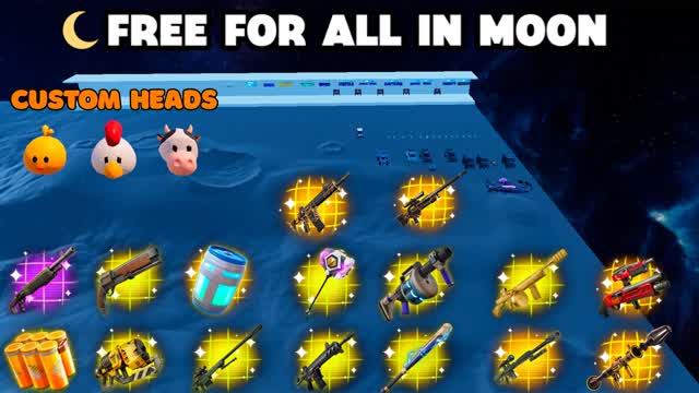 Free For All IN MOON All Weapons
