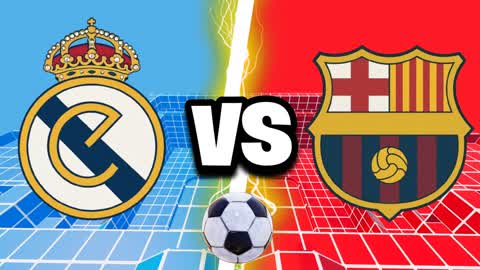 REAL VS BARCA RED VS BLUE 🔴🔵