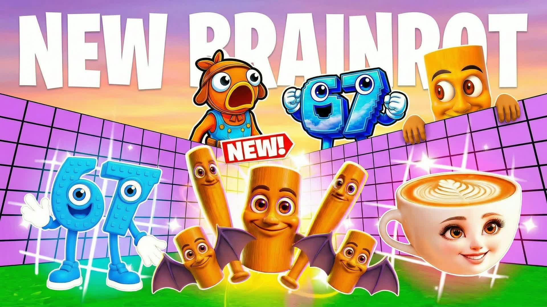 BRAINROT 67 1V1 - ALL GUNS & NEW MAP