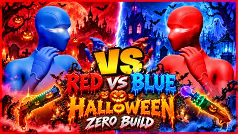 🎃RED VS BLUE HALLOWEEN ZERO BUILD🕷️