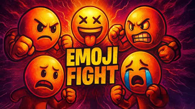 EMOJI FIGHTS 🤣😎😜 EMOJIS CRAZY BATTLE
