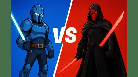 🔴LUKE VS DARTH (RED VS BLUE)🔵