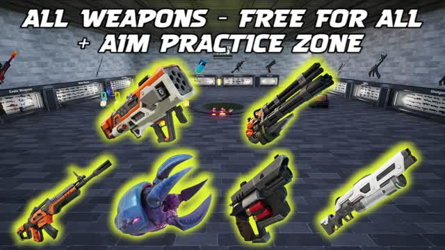 All weapons-Free for all + Aim practice