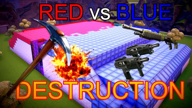 Capture 1 – Red vs. Blue DESTRUCTION!