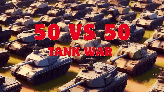 TANK WAR 50 vs 50