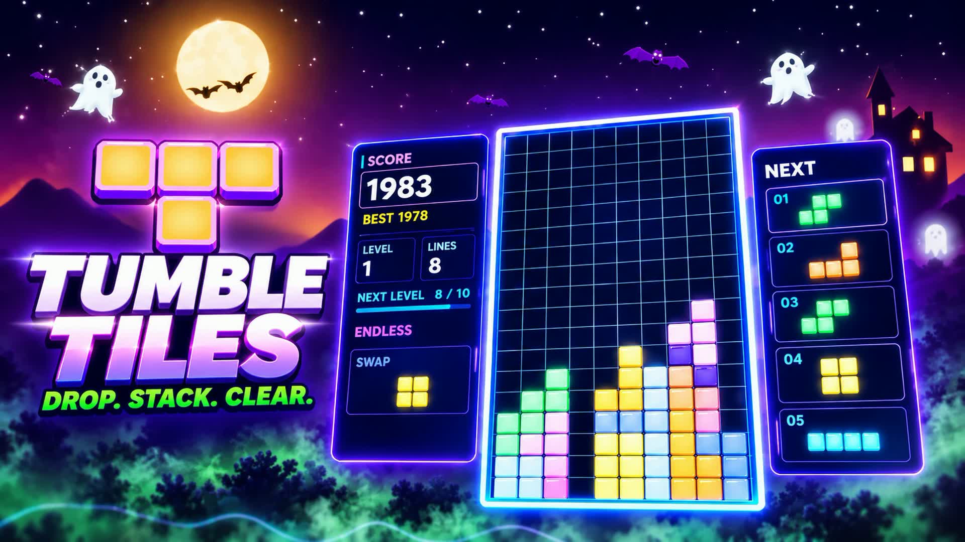 Tumble Tiles - Fortnite island 5359-0705-1629 by سرّ noor