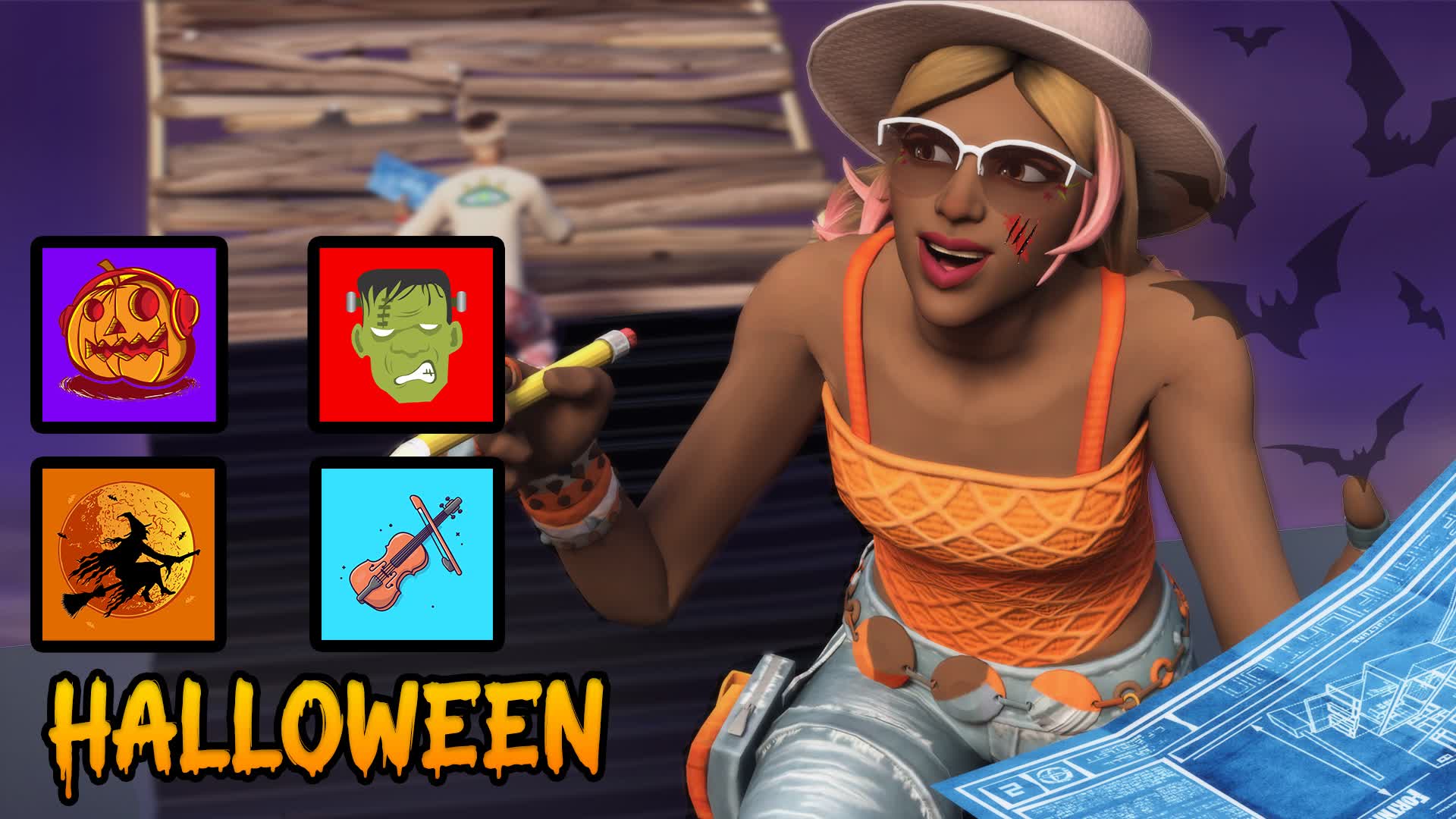 🎃SPOOKY 1V1 [MUSIC]